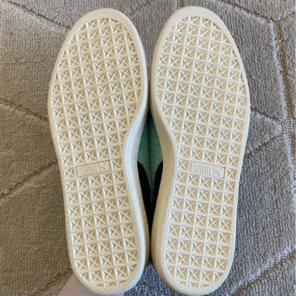 Puma x diamond supply Co. Black & turquoise suede limited edition sneakers shoes - Picture 6 of 8